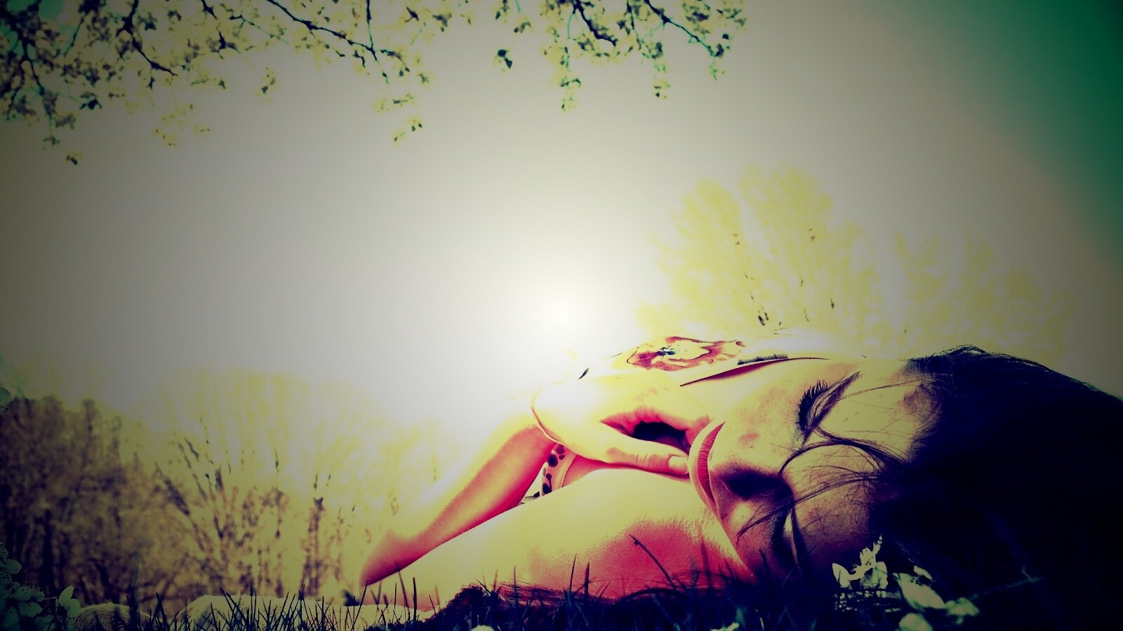 На природе обои