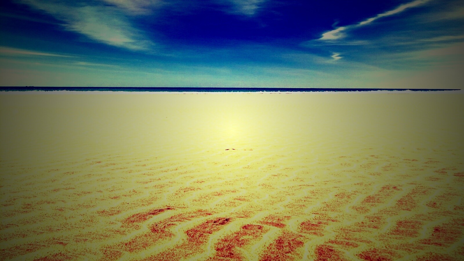 Пустыня на фоне моря обои