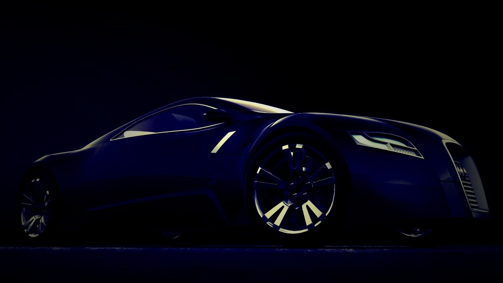 Концепт Audi R Zero обои