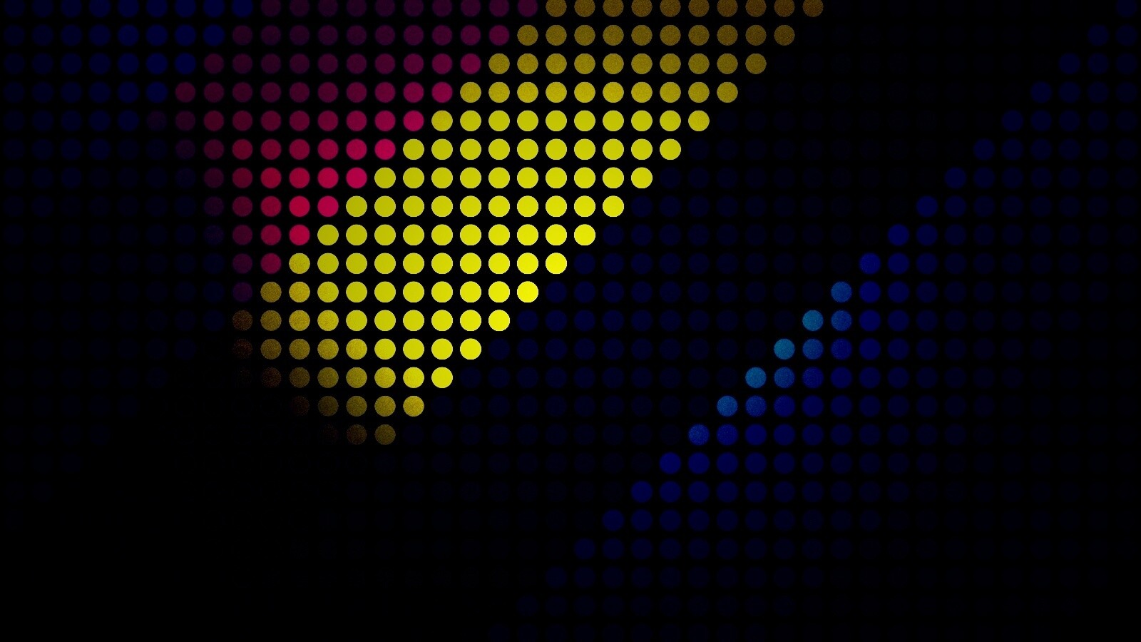 Полосы из цветных кругов обои