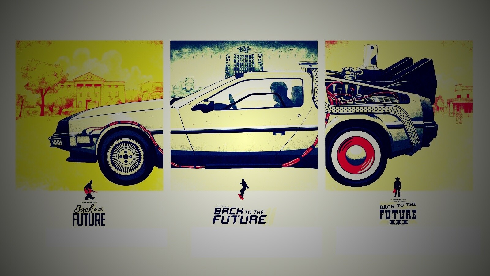Делориан из Назад в будущее обои