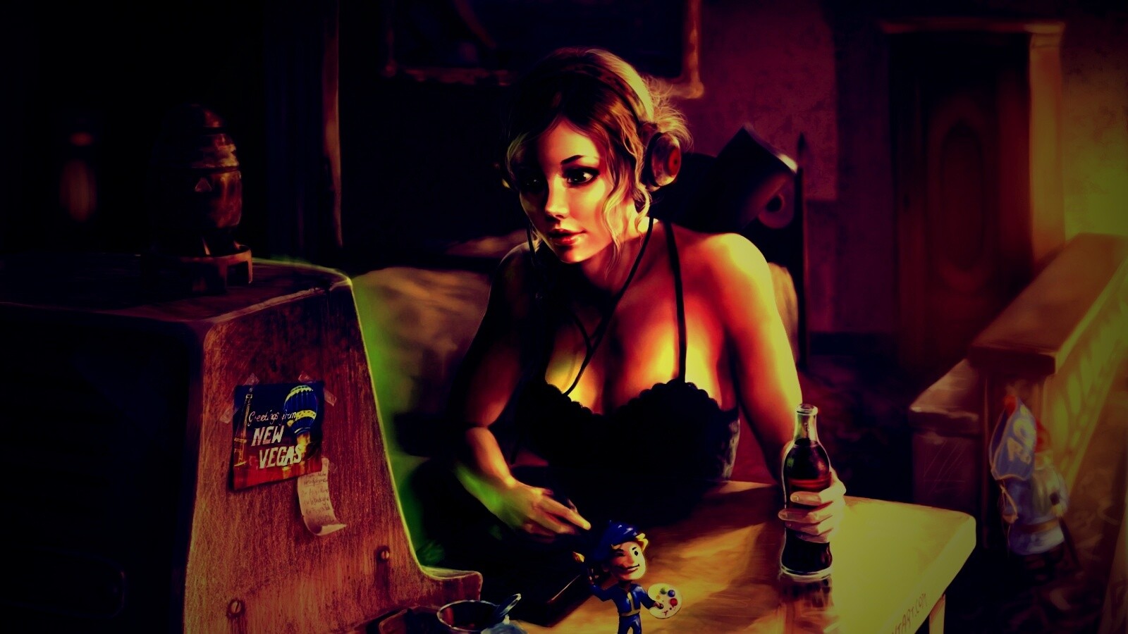 Девушка Одинокий странник обои