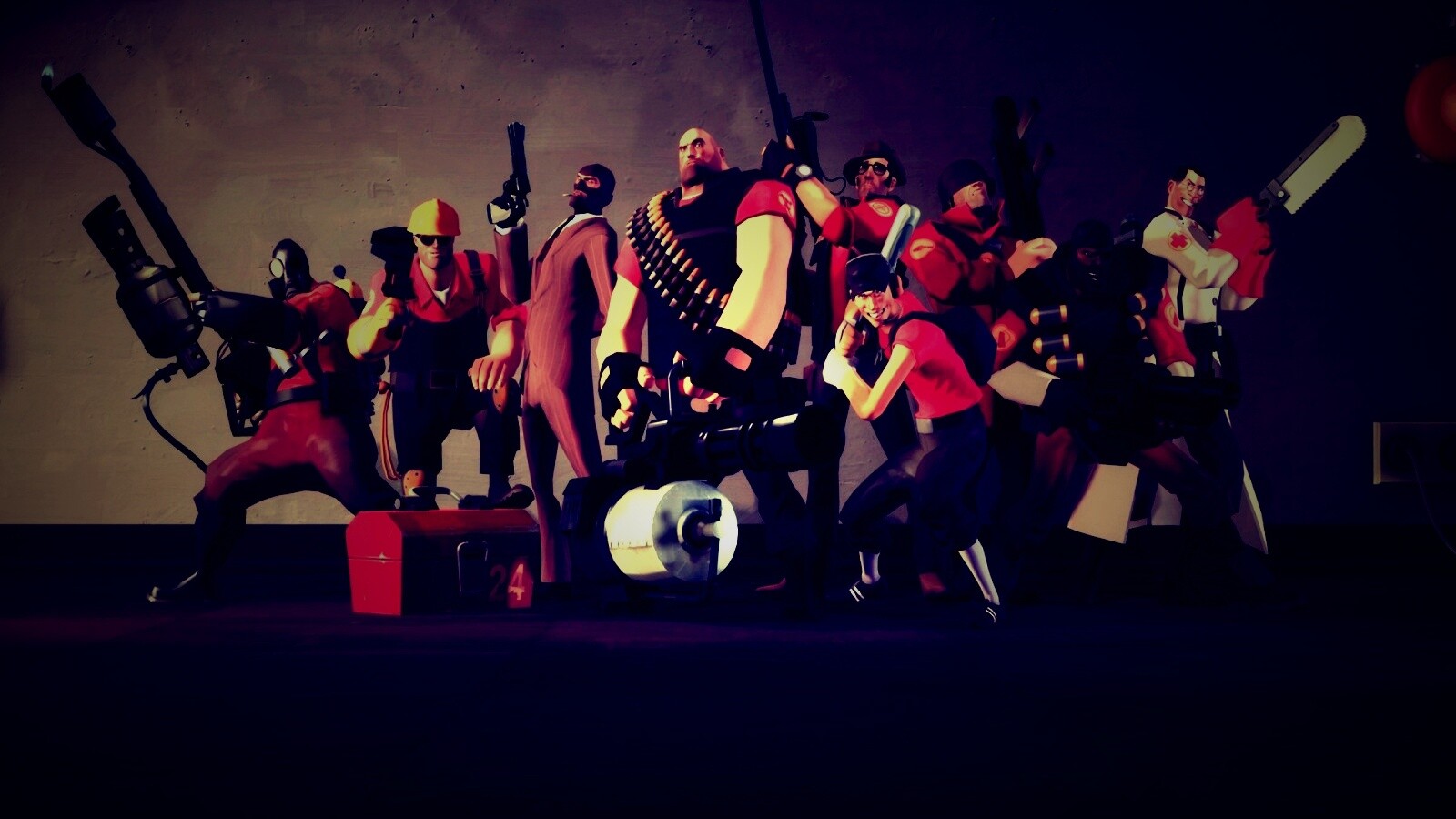 Герои игры Team Fortress 2 обои