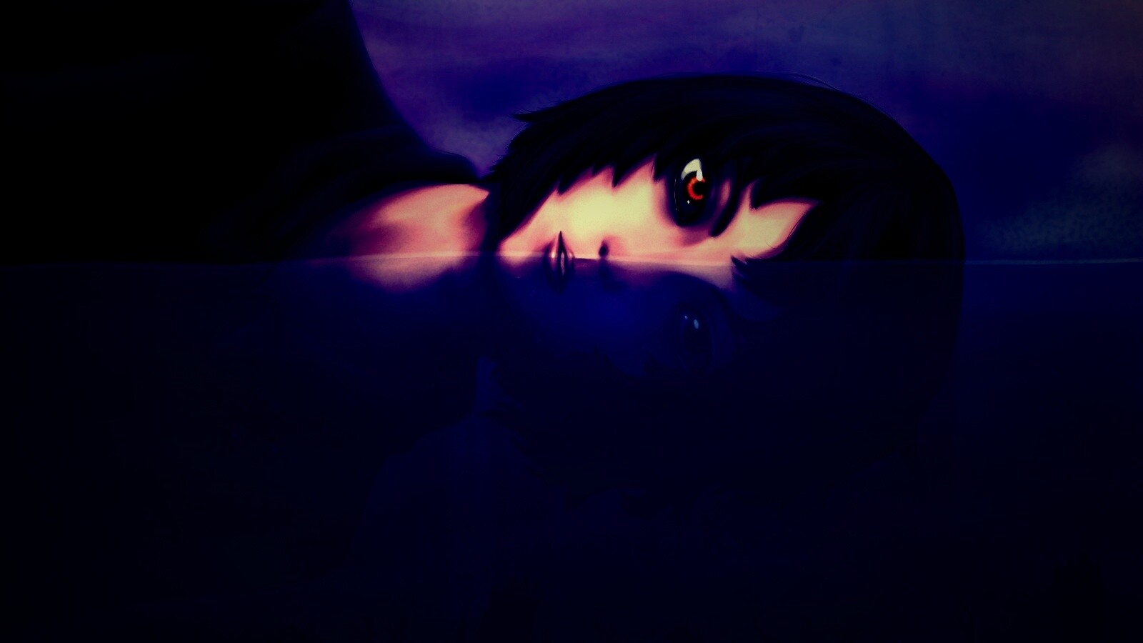 Девочка в воде обои