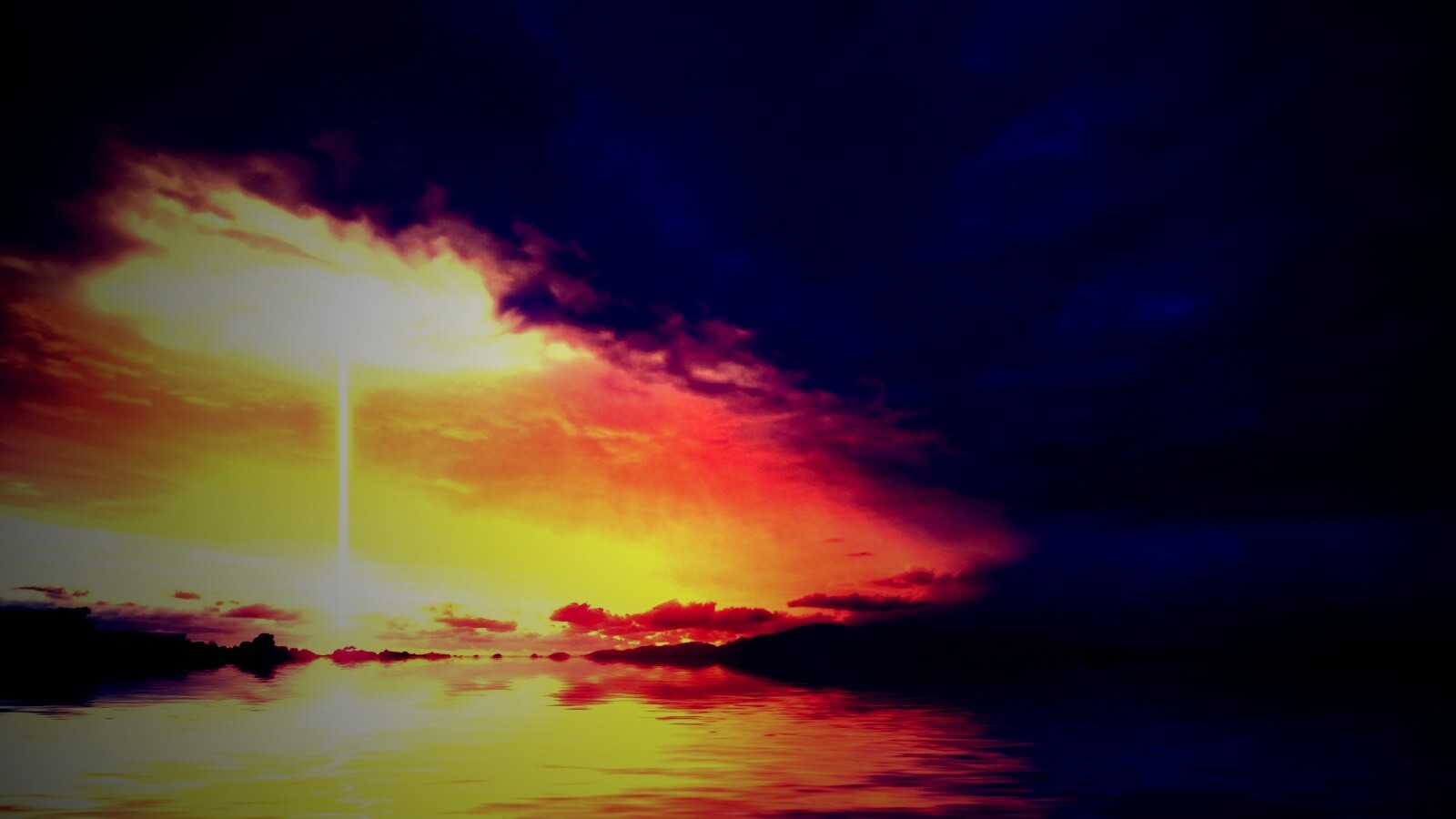 Луч с неба обои