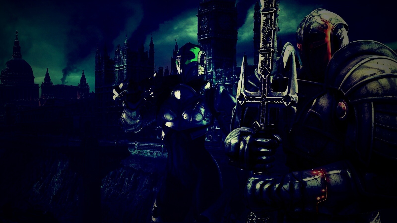 Постапокалиптический Лондон из игры обои