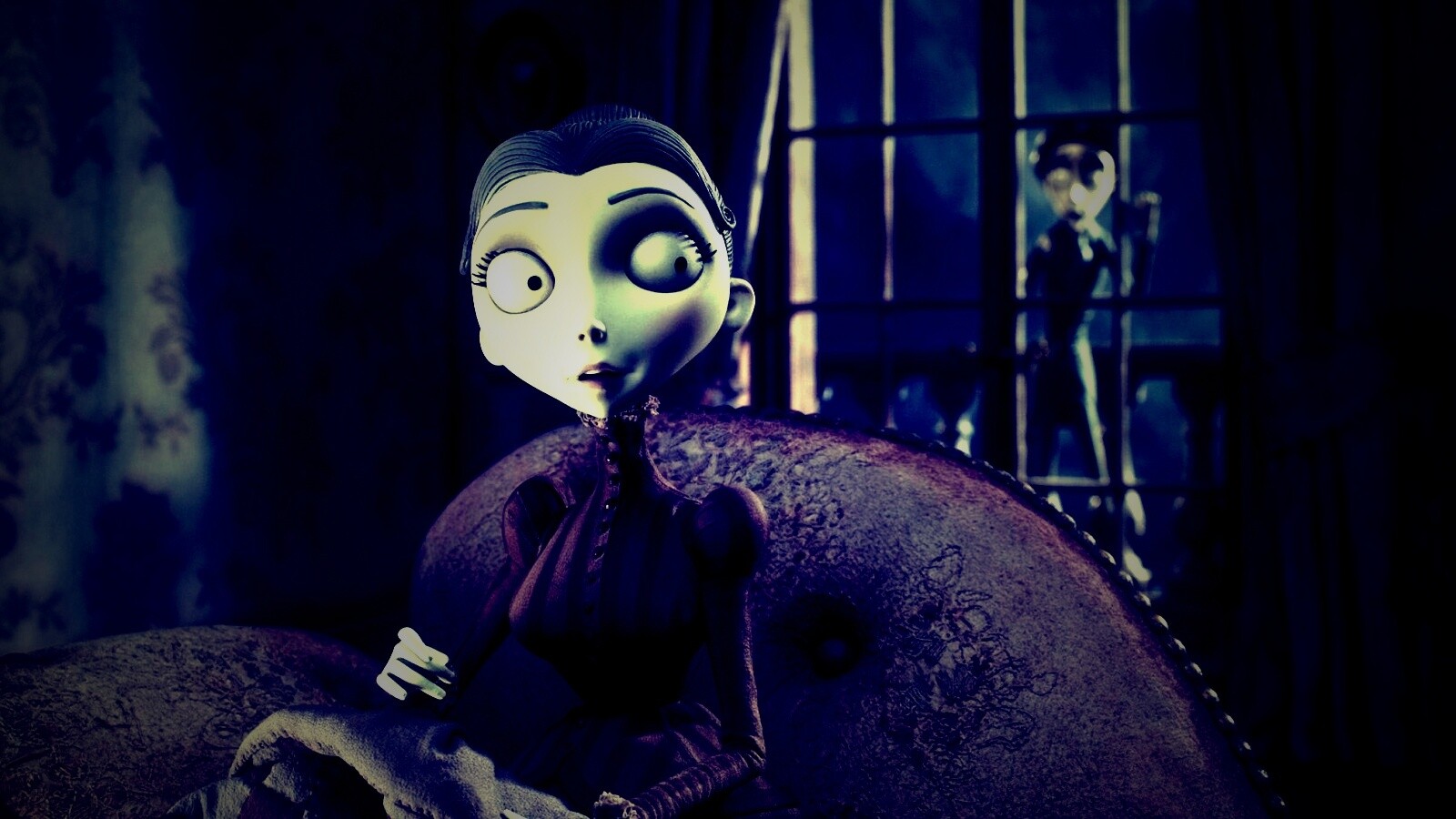 Мертвая невеста вышивает обои