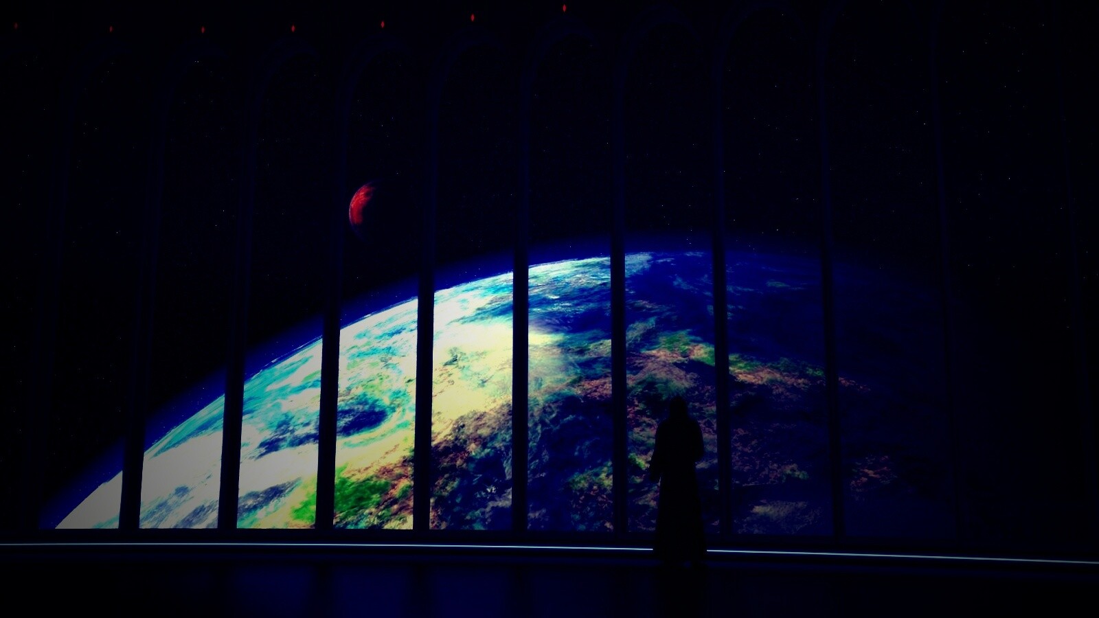 Вид на планету обои