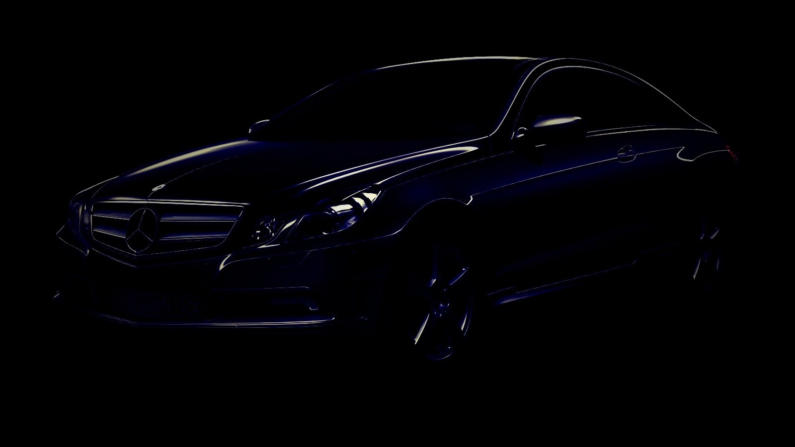 Черный Мерседес обои