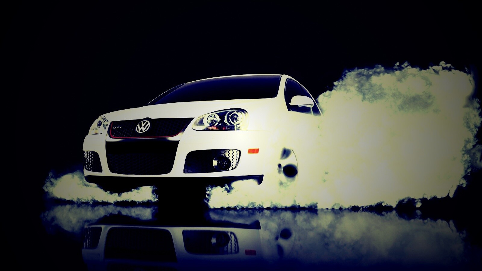 Буксующий белый Фольц обои