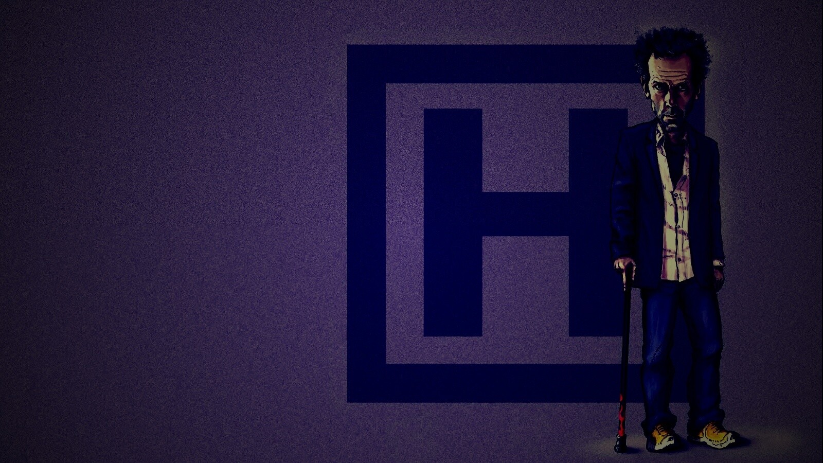 Шарж на доктора Хауса обои