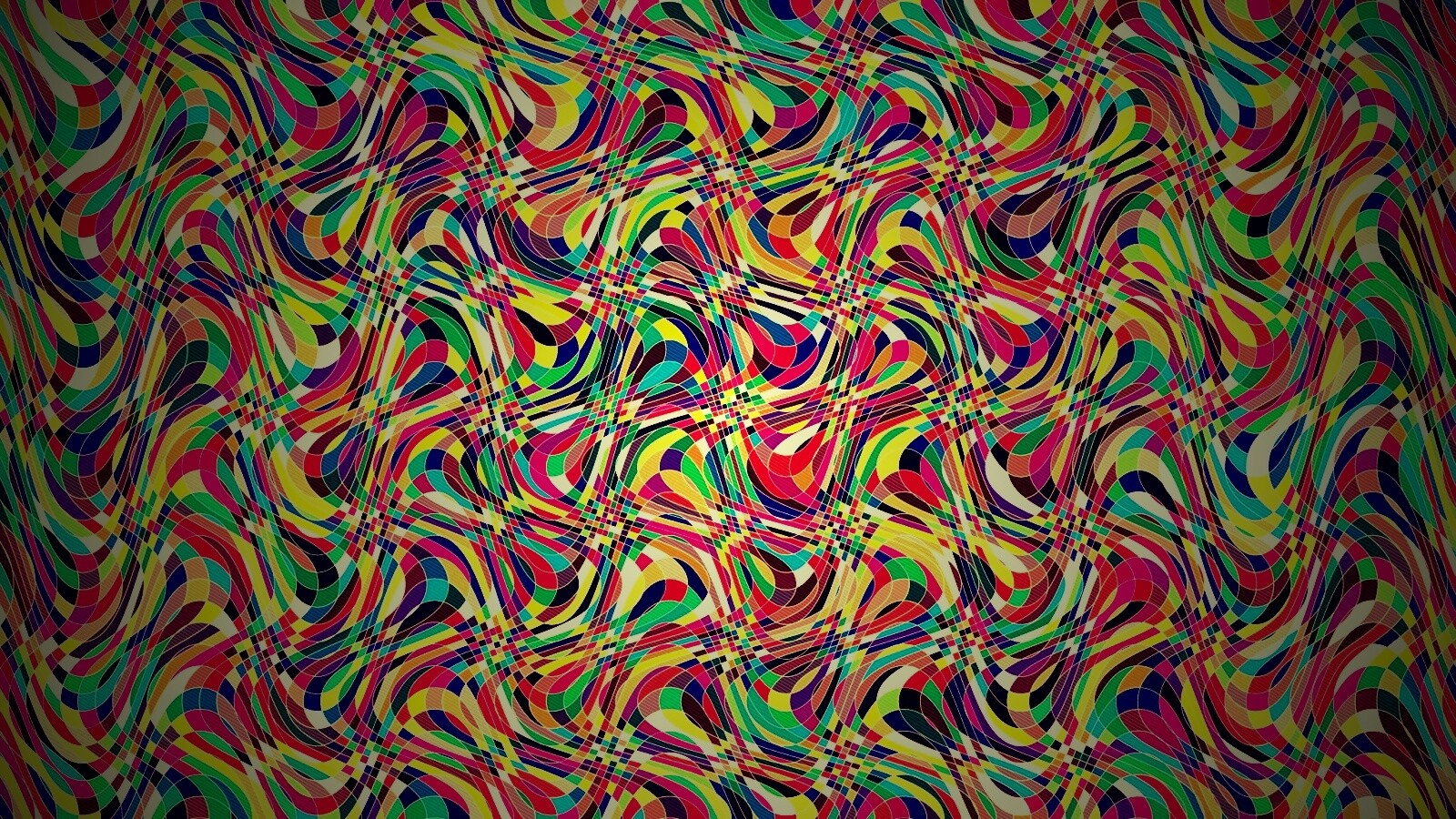 Кривые разноцветные клеточки обои