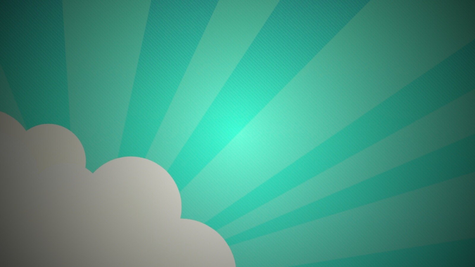 Лучи из-за облака обои