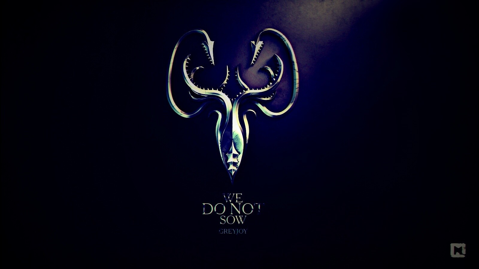 Металлический герб дома Грейджой обои