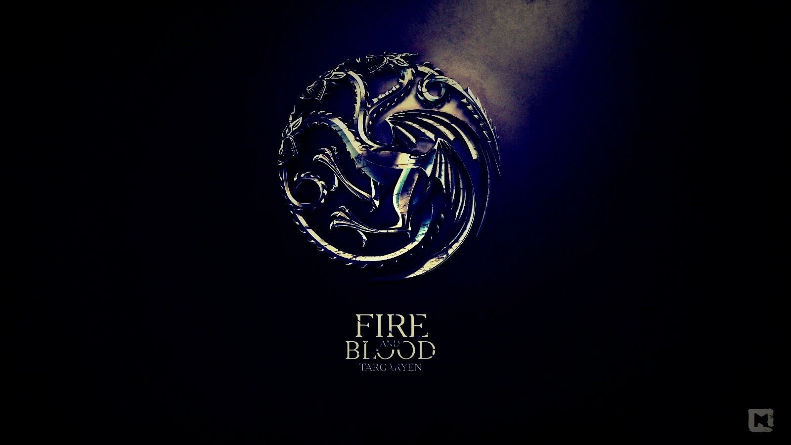 Металлический герб дома Таргариен обои