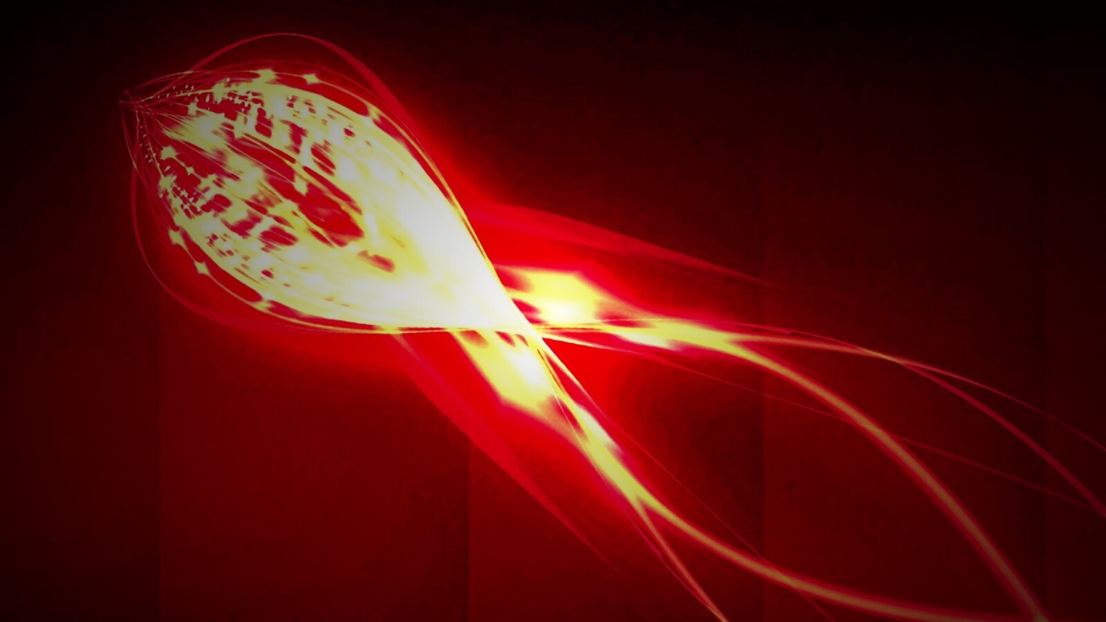 Сгусток красных линий обои