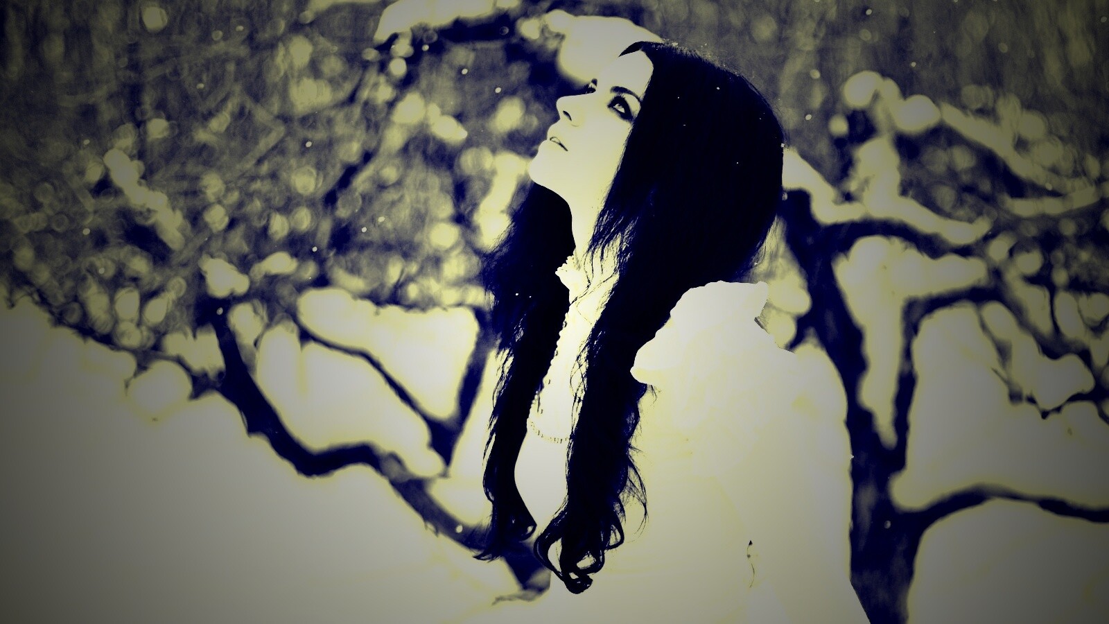 Белоснежная леди обои