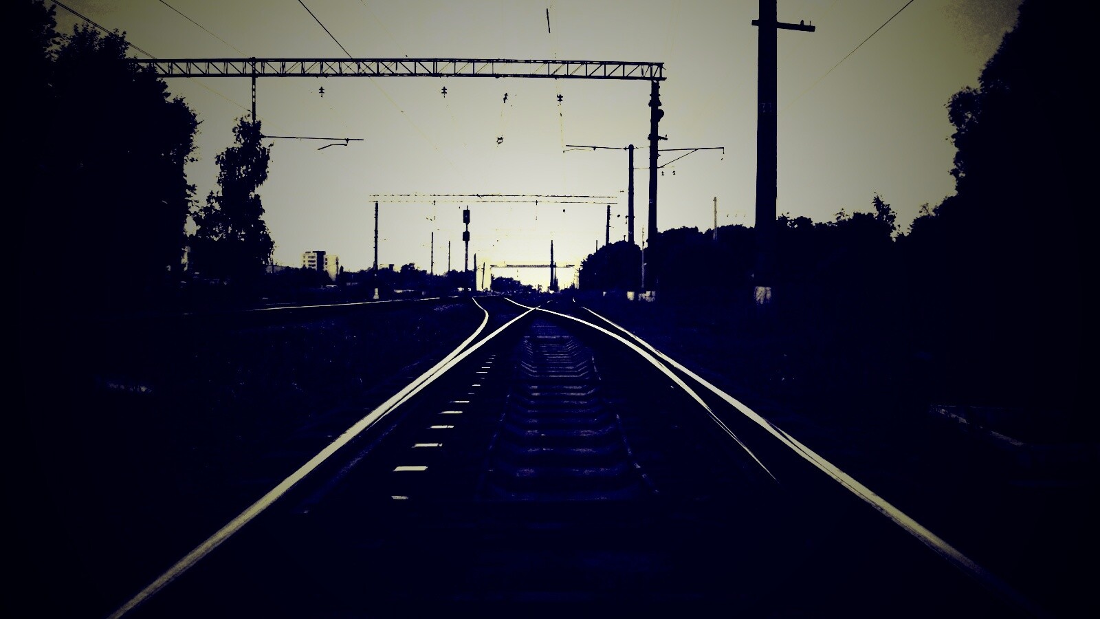 Железнодорожные пути обои