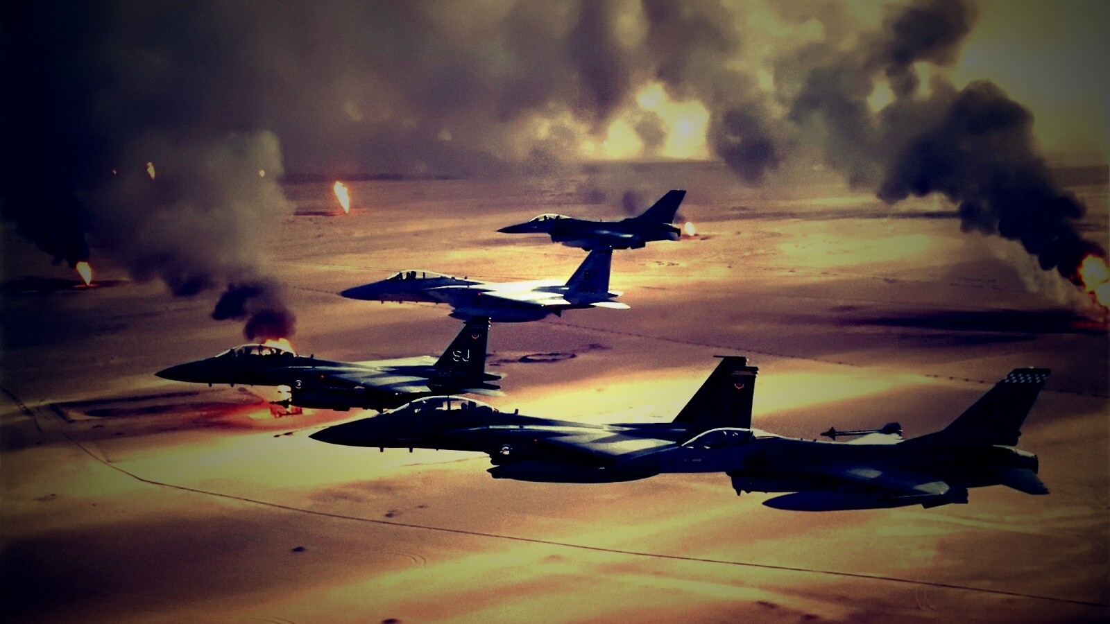 Пустынный шторм обои