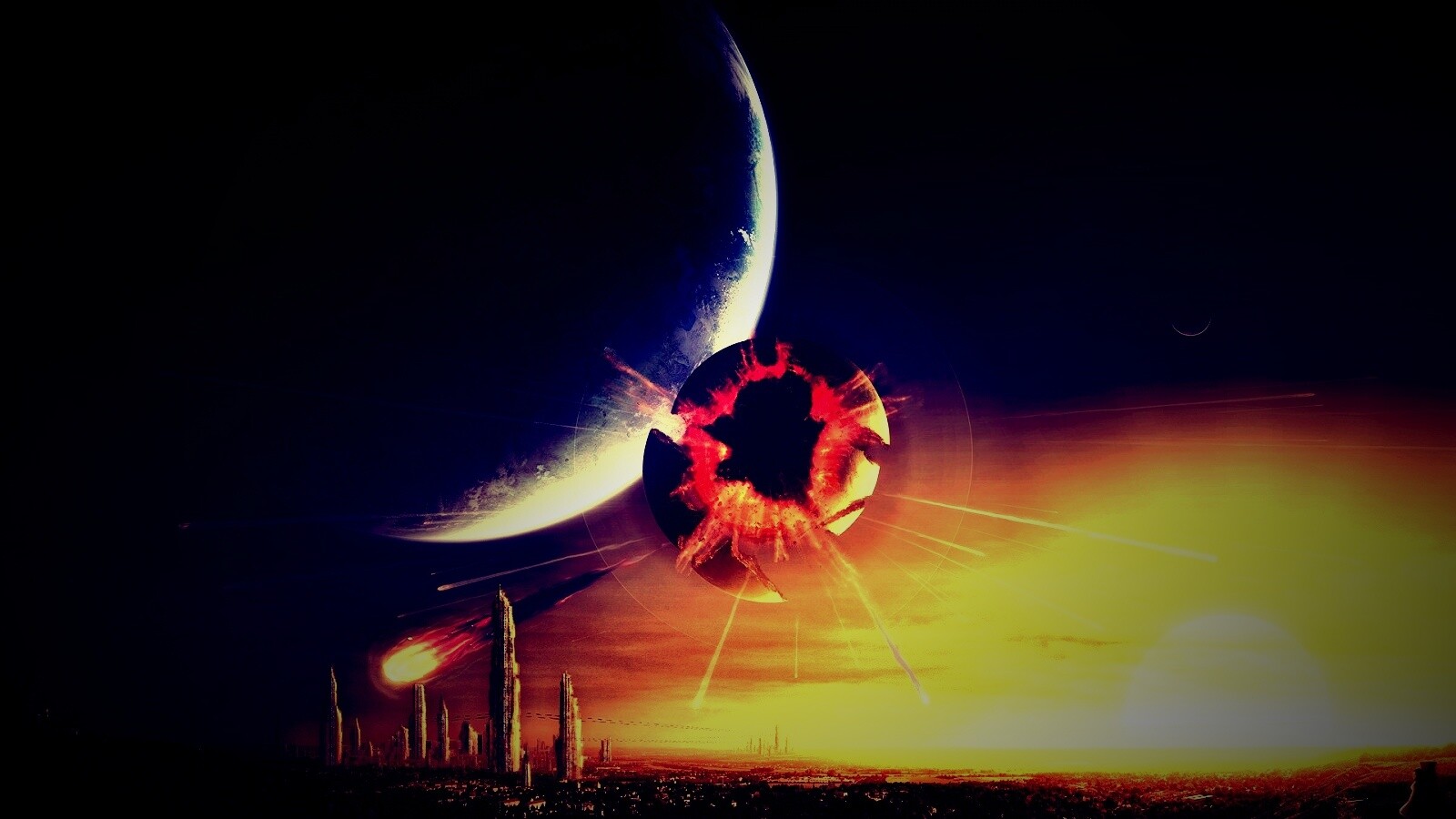 Катастрофа планетарного масштаба обои