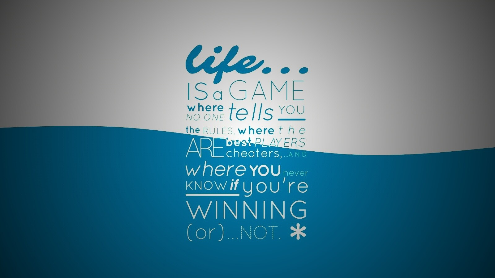 Жизнь - игра обои