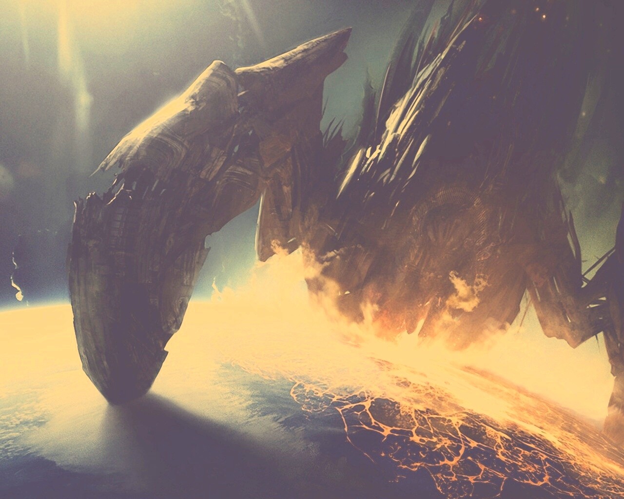 Космический взрыв обои