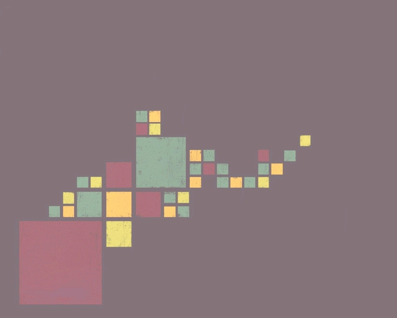 Цветные кубы обои