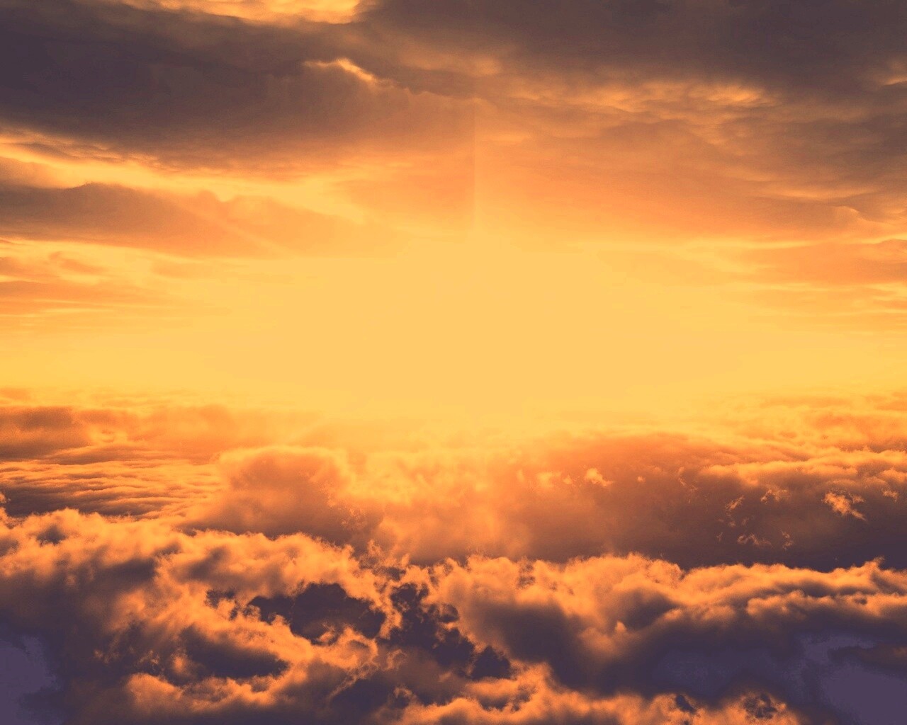 Небеса и солнце обои