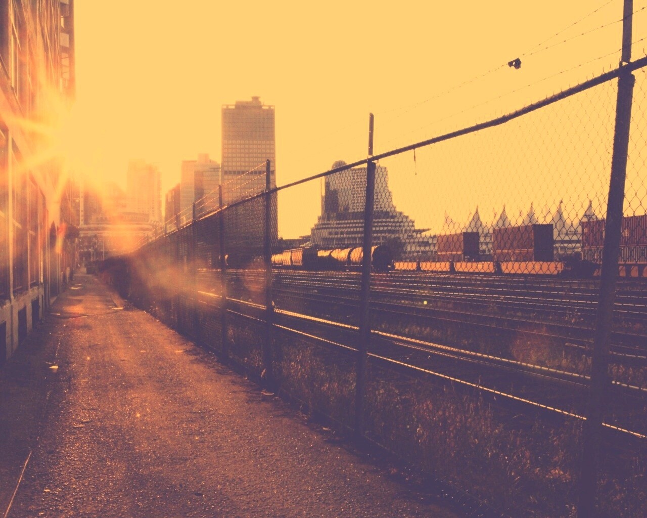 Железная дорога обои