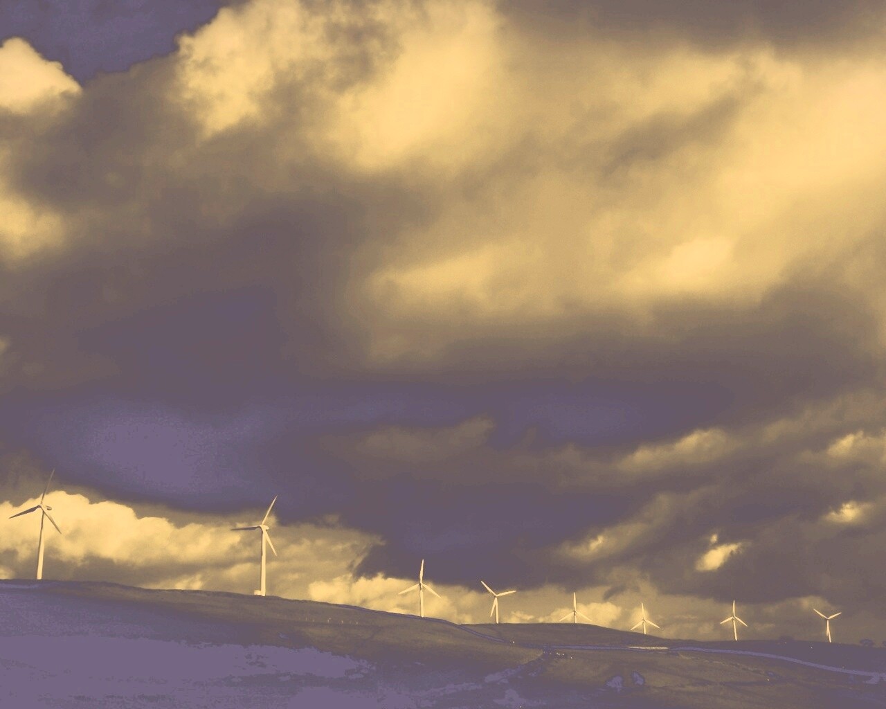 Ветрянные электростанции обои