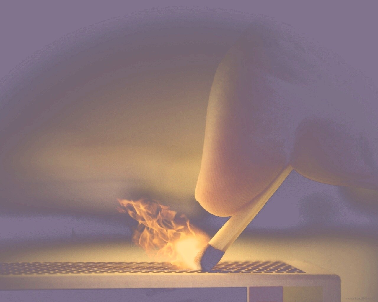 Воспаменение спички обои