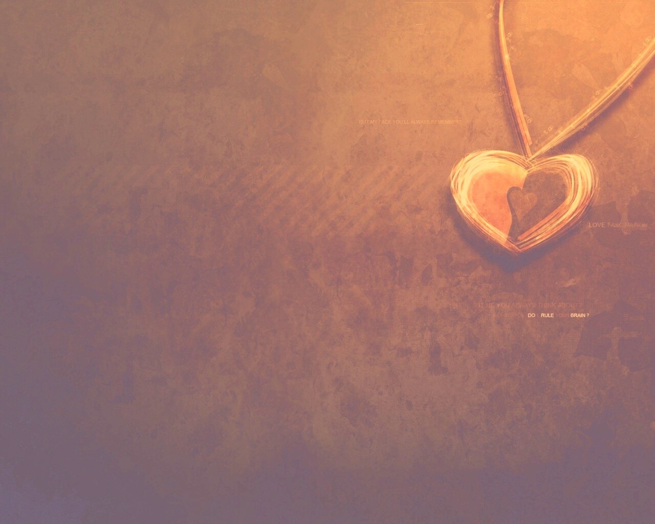 Кулон сердечком обои