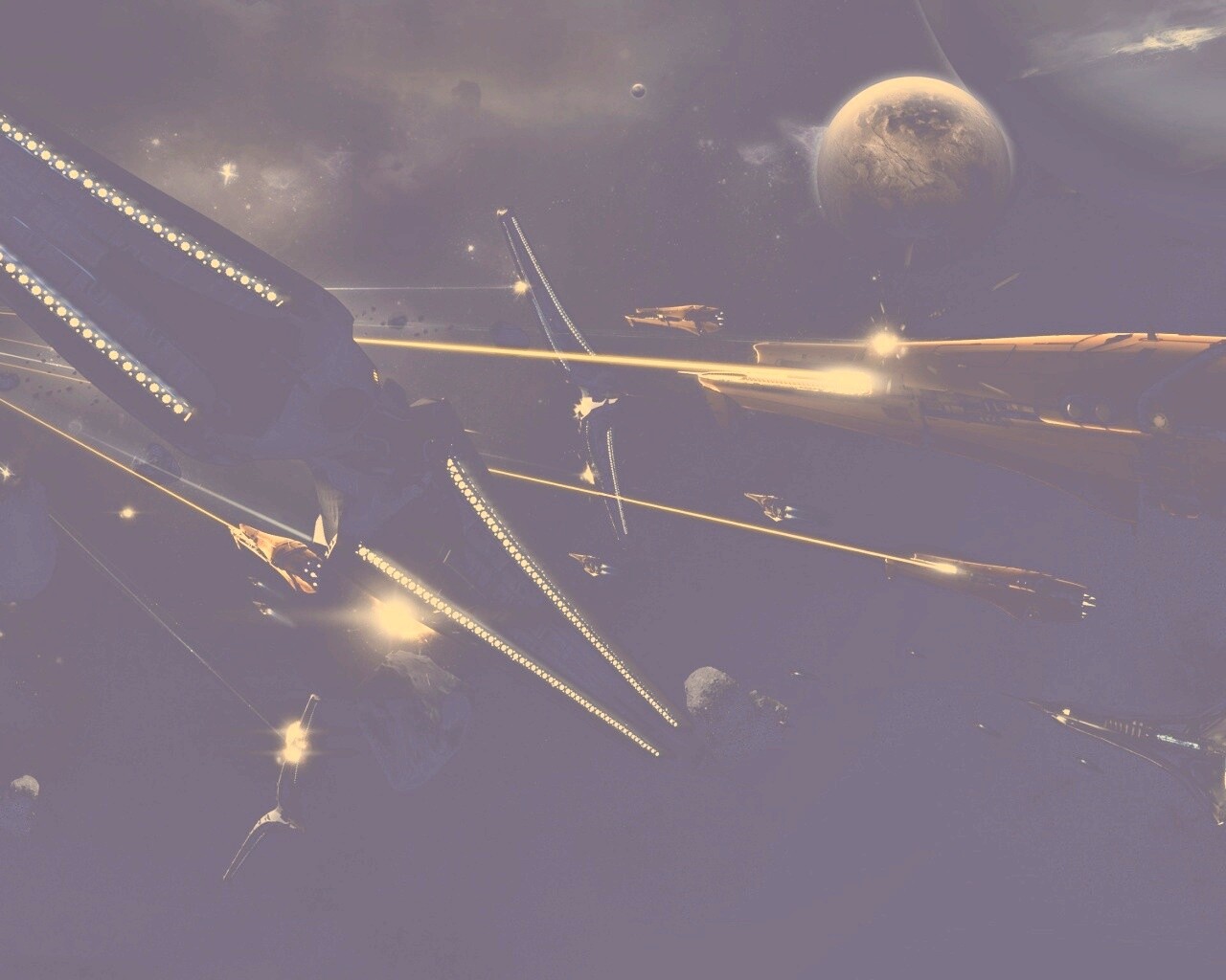 Космическая баталия обои