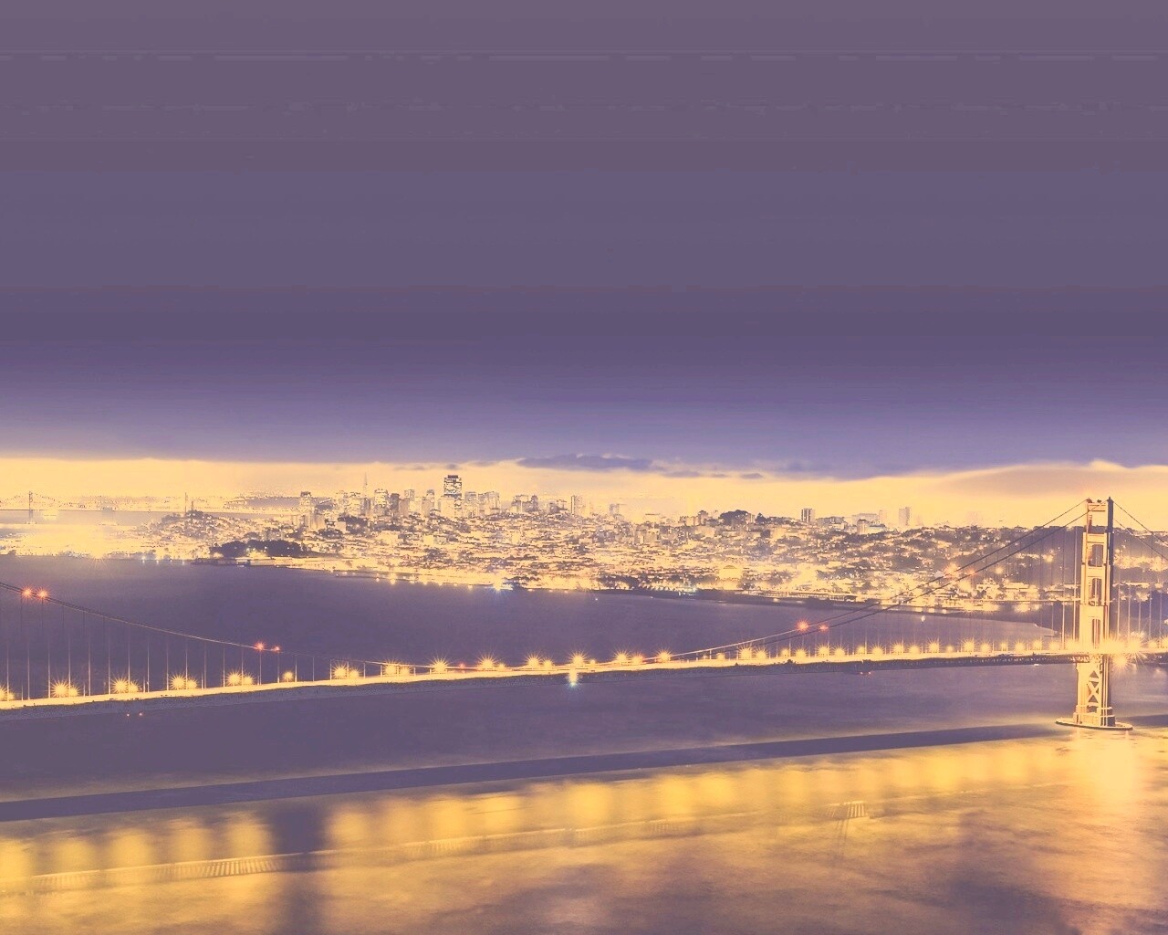 Ночной Нью-Йорк обои