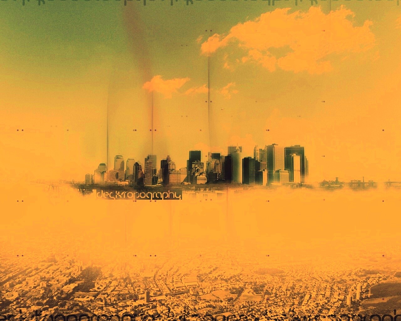 Летающий город обои