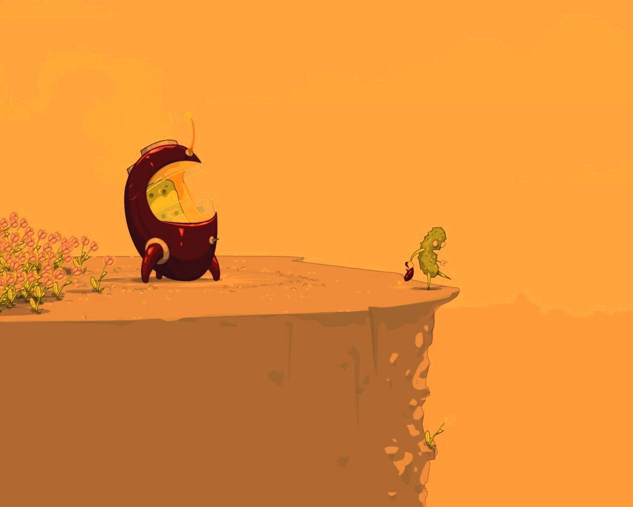 Инопланетное растение обои