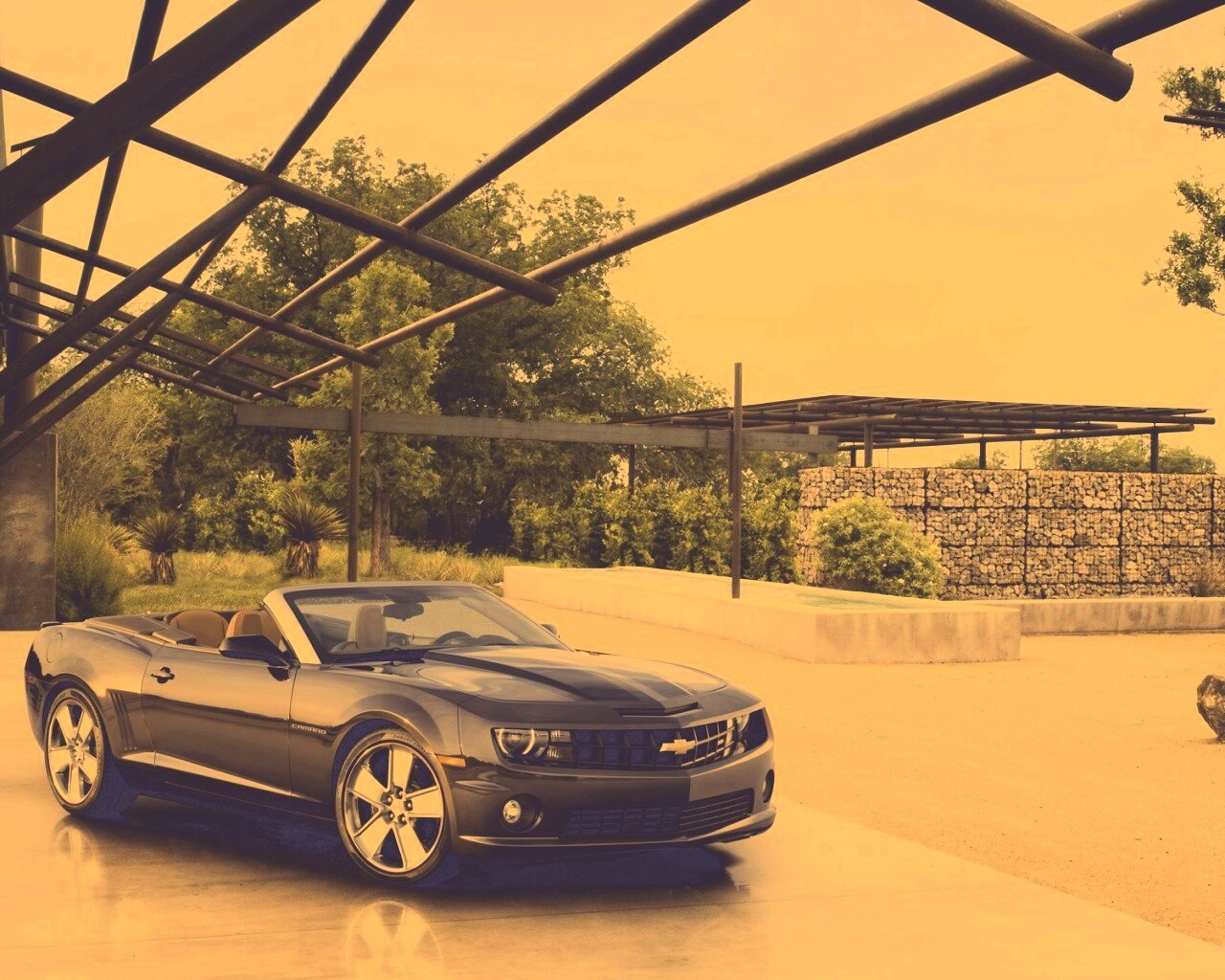Камаро кабриолет обои