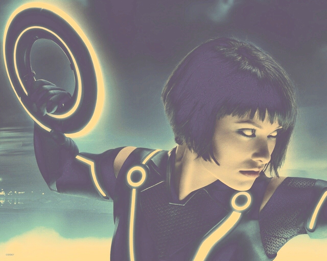 Оливия Уайлд в Трон: Наследие обои