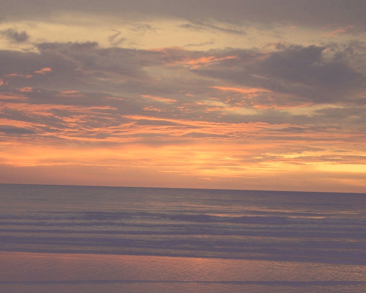 Закат на море обои