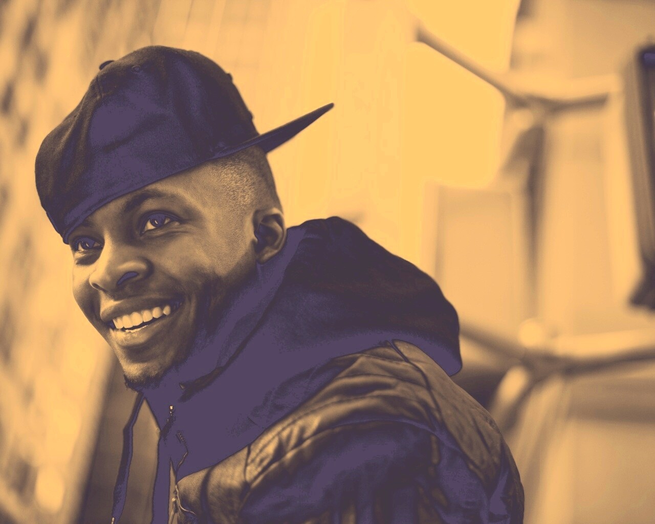 Веселый негр обои