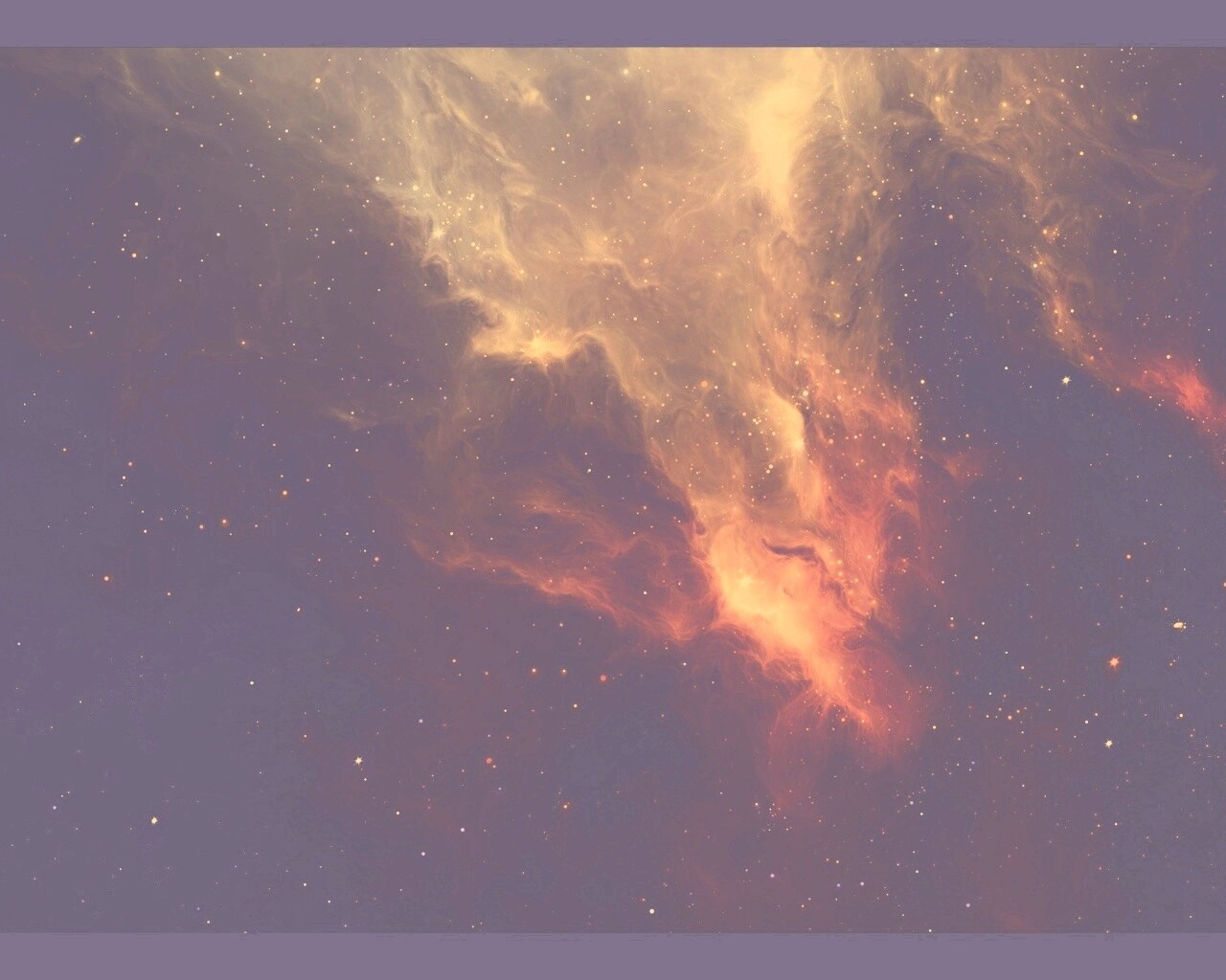 Красная туманность обои