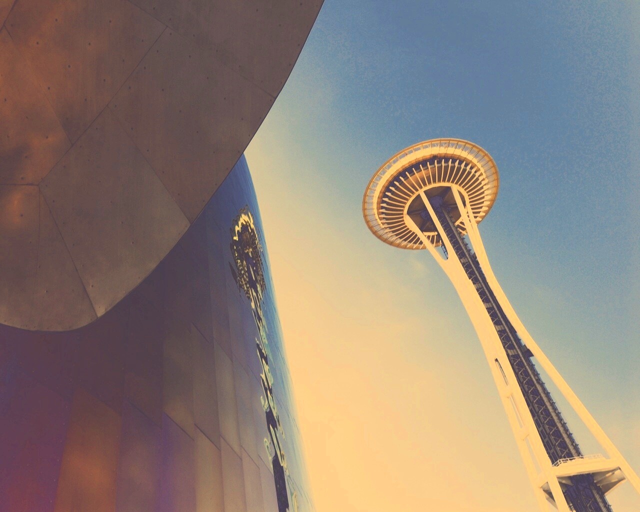 Space Needle Tower обои