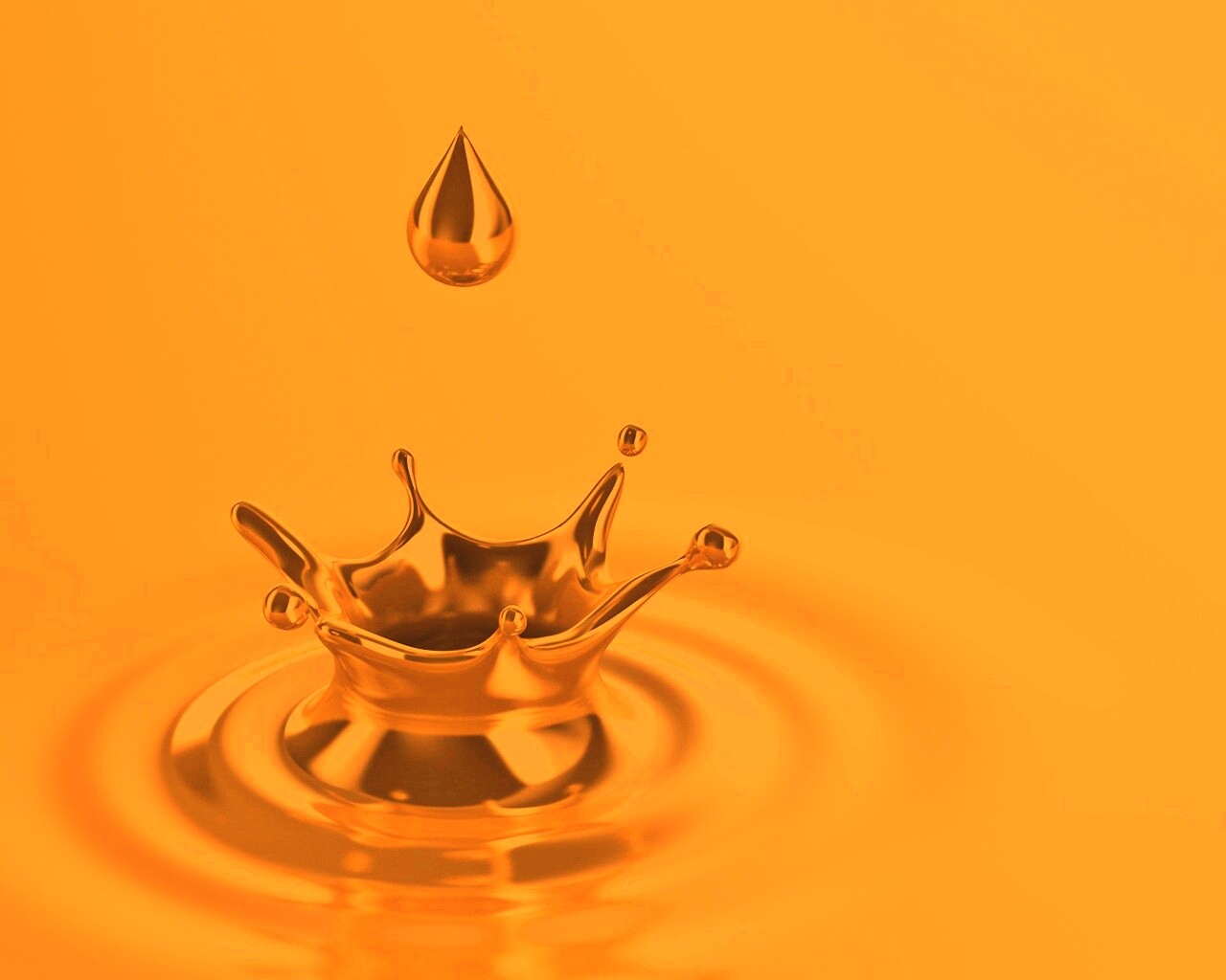 Золотая капля обои