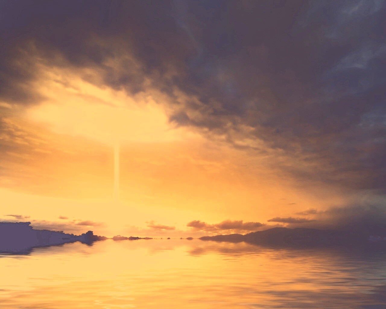 Луч с неба обои