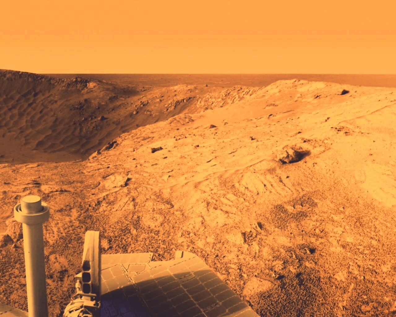 Снимок с марсохода обои