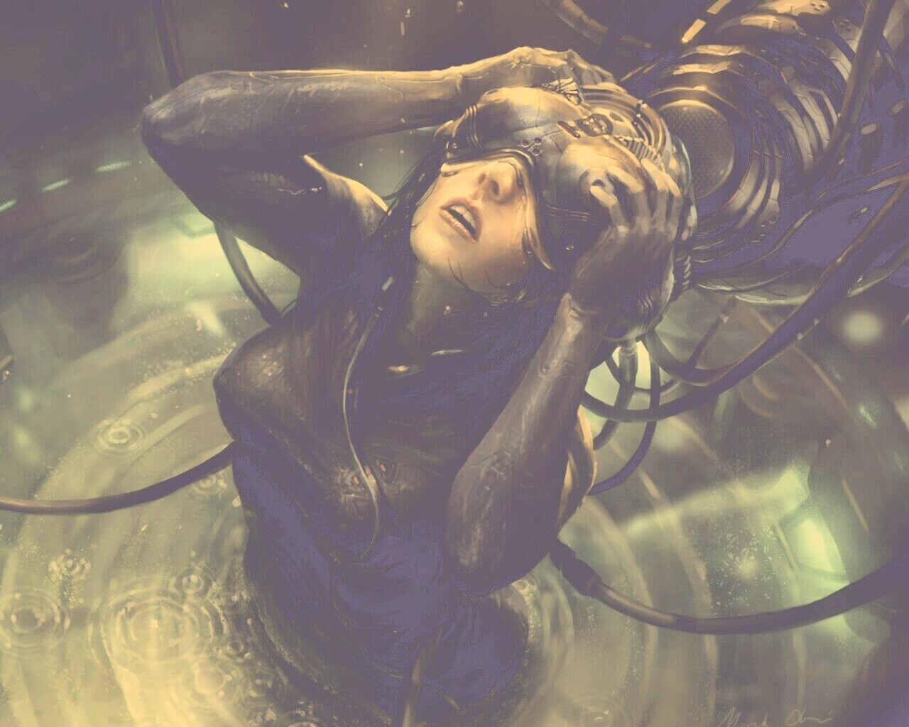 Подключенная к матрице обои