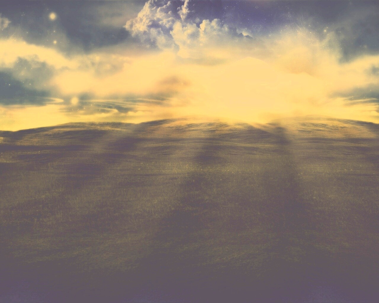 Белое солнце обои