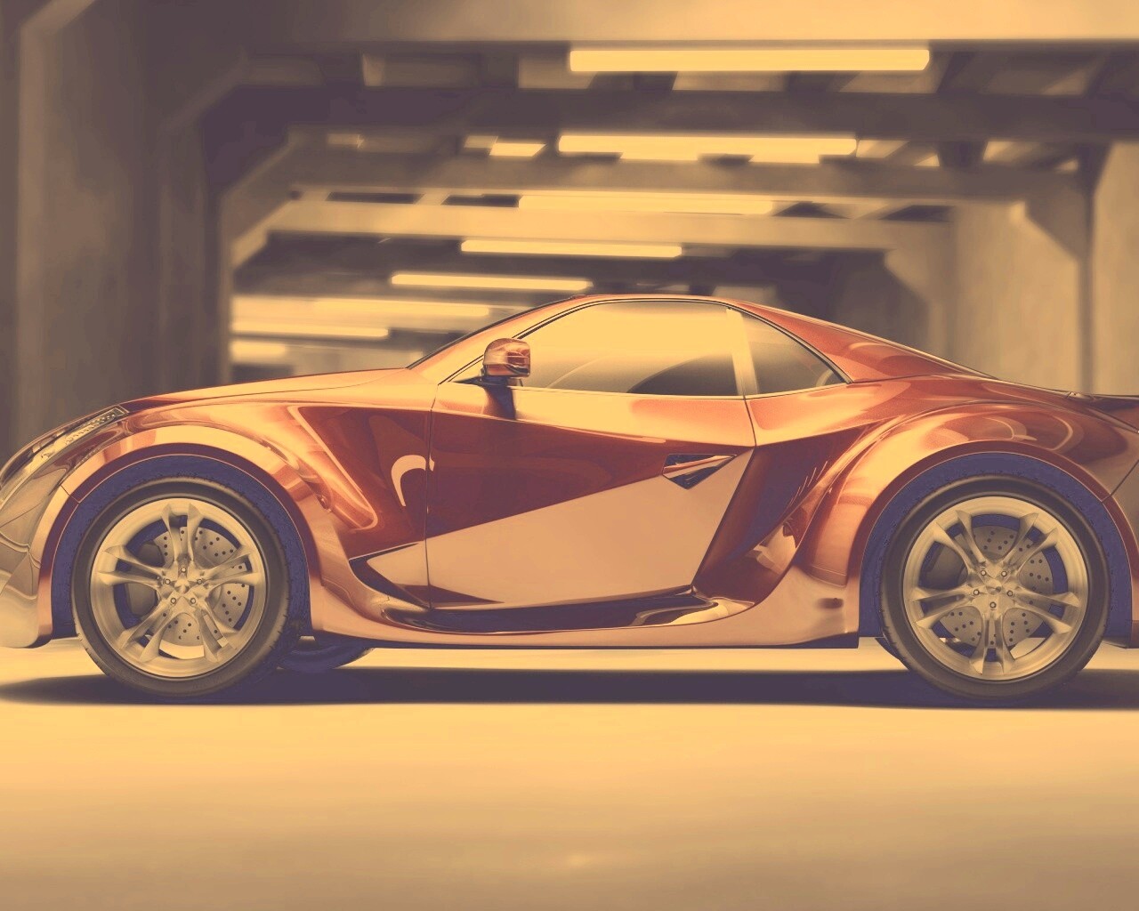 Красный концепт обои