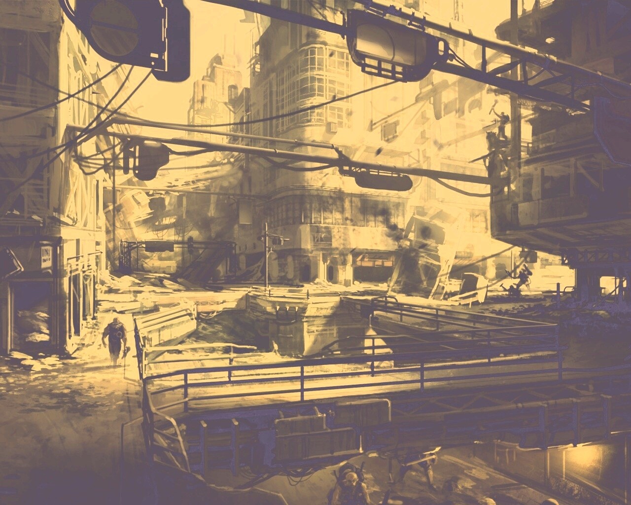 Локация из Fallout 3 обои