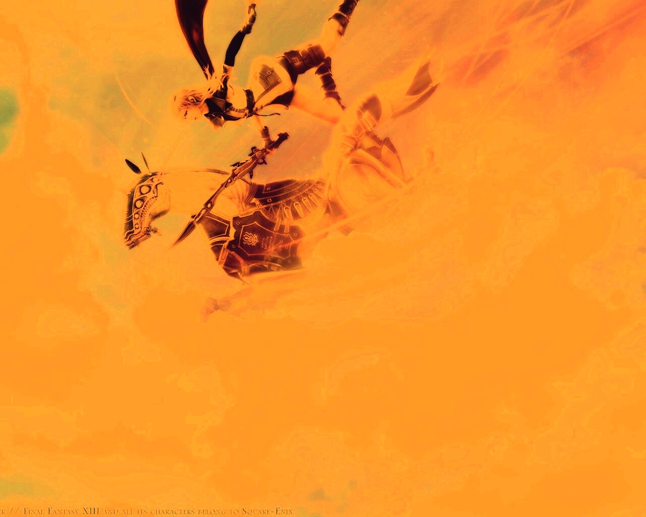 Девушка из Final Fantasy XIII обои